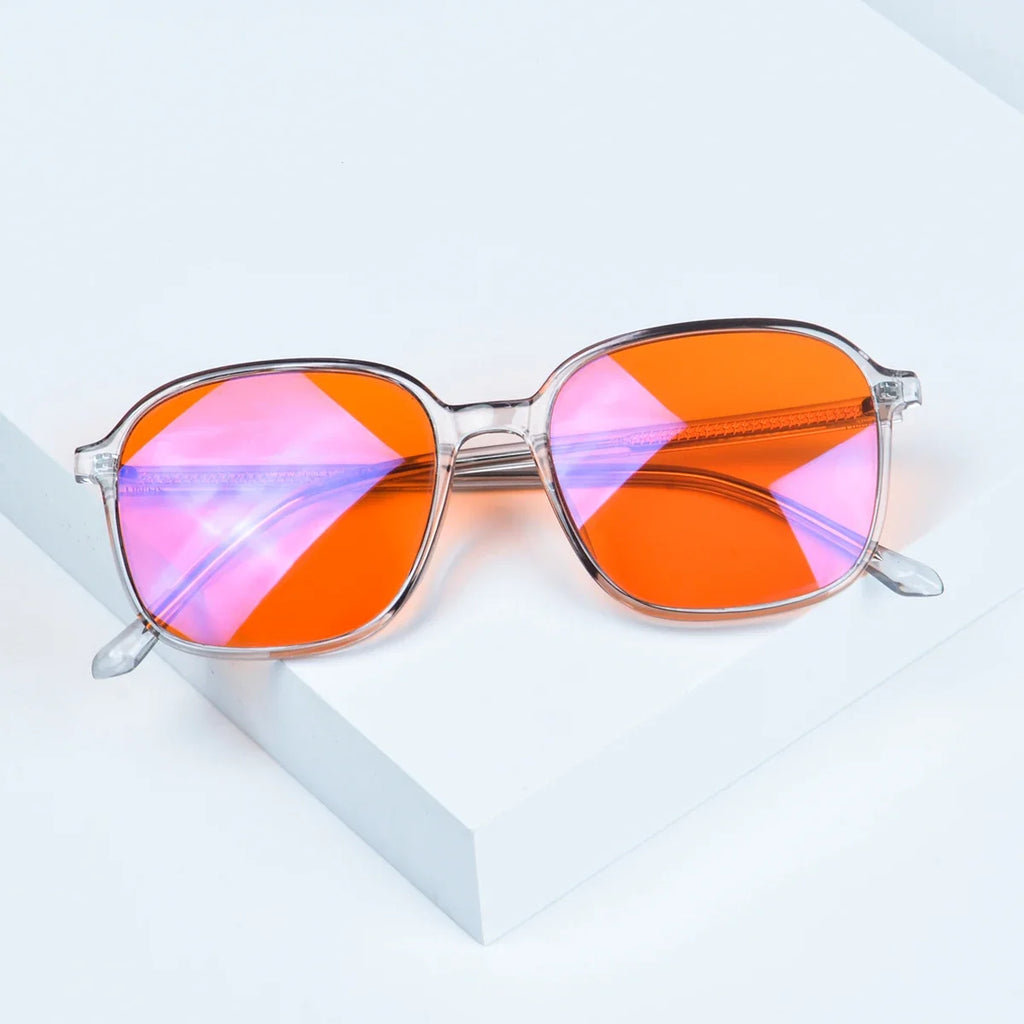Vespera | Gafas Bio-Hacking de Lente Roja (Edición Slim)