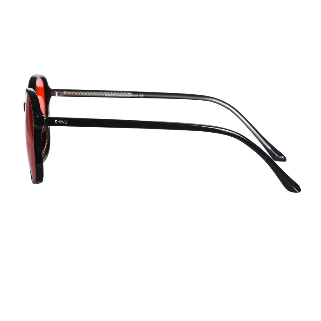 Vespera | Gafas Bio-Hacking de Lente Roja (Edición Slim)